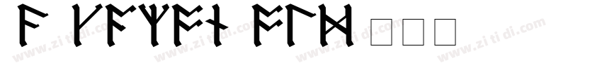 CAC Saxon Bold字体转换